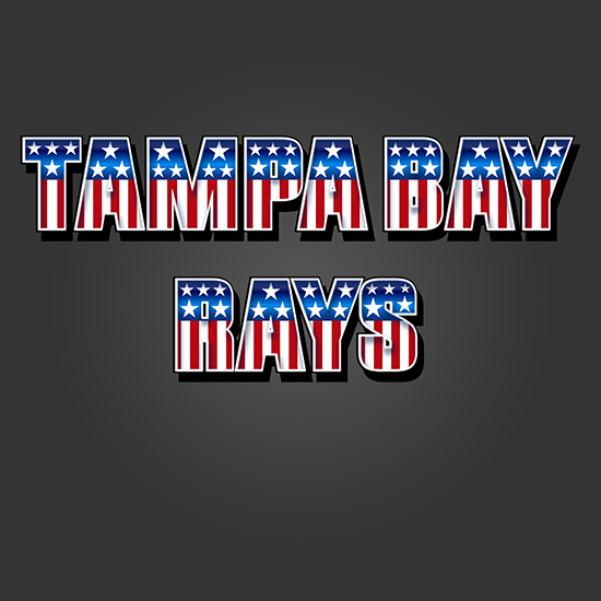 Tampa Bay Rays American Captain Logo iron on paper